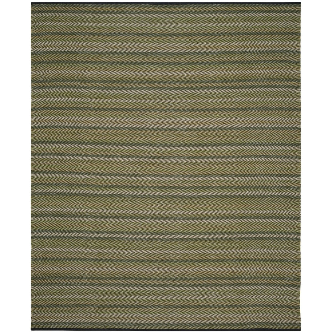 SAFAVIEH Striped Kilim STK421B Handwoven Green Rug Image 5