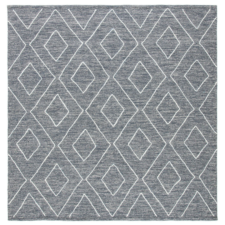 SAFAVIEH Striped Kilim STK520H Handwoven Dark Grey Rug Image 4