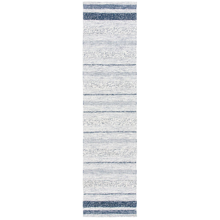 SAFAVIEH Striped Kilim STK517A Handwoven Ivory /Navy Rug Image 3