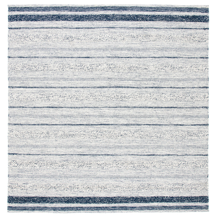 SAFAVIEH Striped Kilim STK517A Handwoven Ivory /Navy Rug Image 4