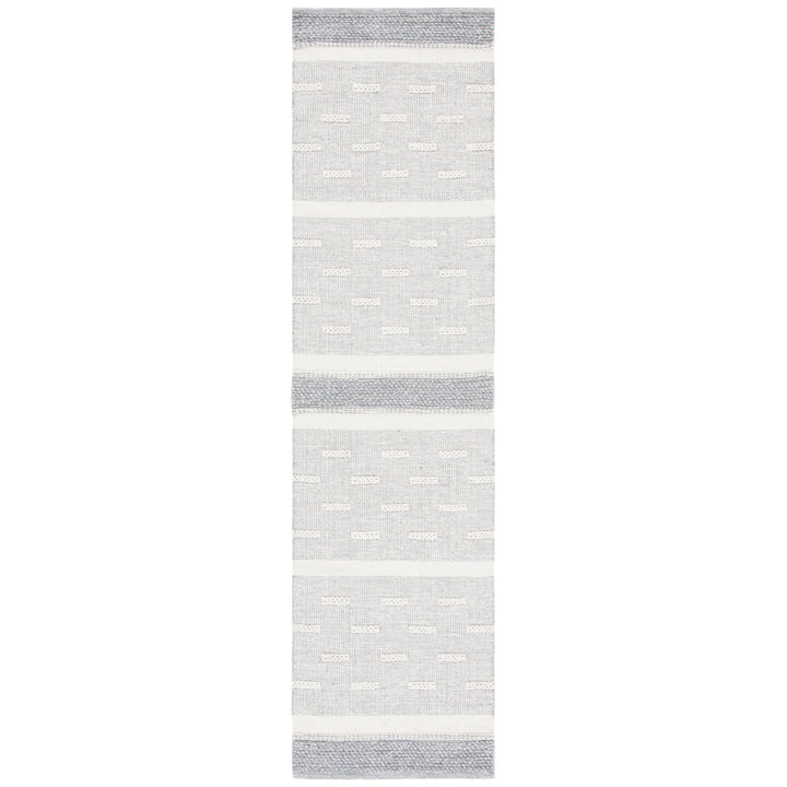 SAFAVIEH Striped Kilim STK519A Handwoven Ivory /Grey Rug Image 3