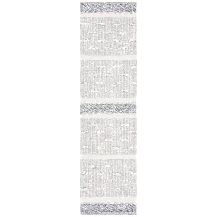 SAFAVIEH Striped Kilim STK519A Handwoven Ivory /Grey Rug Image 1