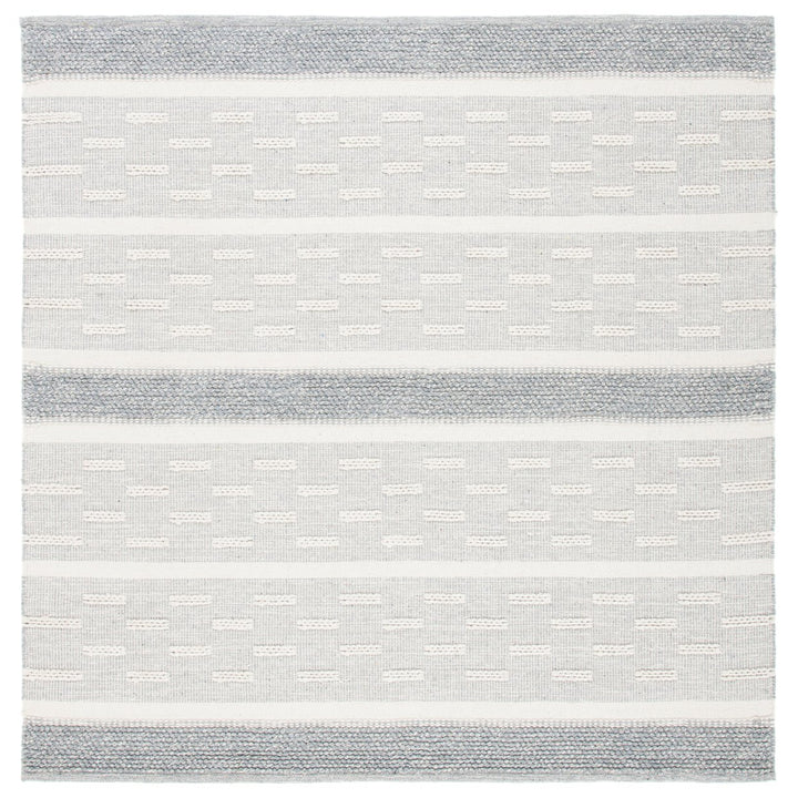 SAFAVIEH Striped Kilim STK519A Handwoven Ivory /Grey Rug Image 4