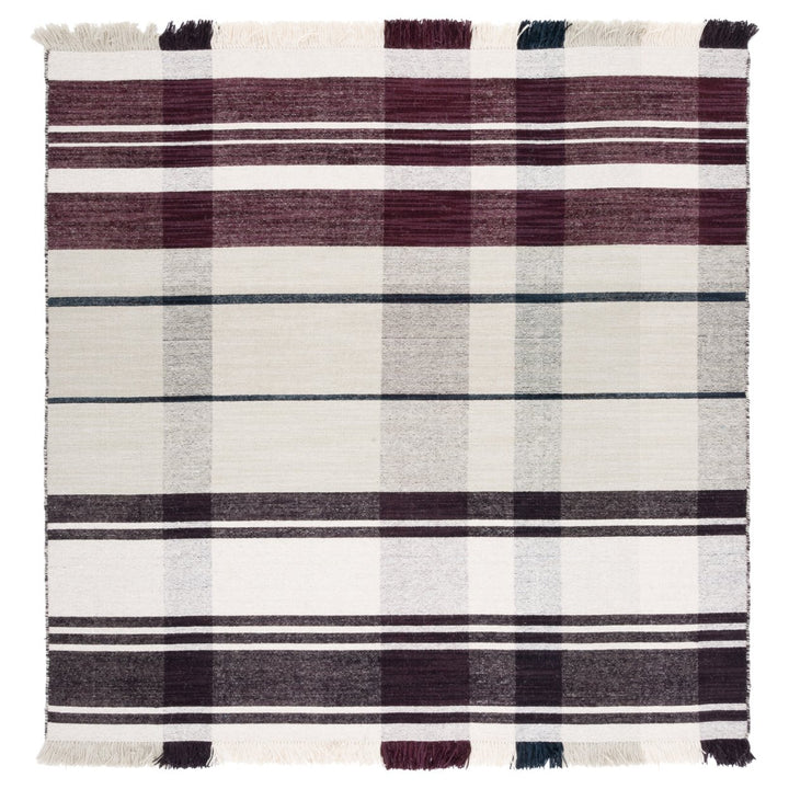 SAFAVIEH Striped Kilim STK705A Handwoven Ivory /Grey Rug Image 1