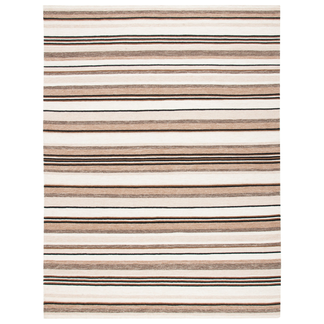 SAFAVIEH Striped Kilim STK601A Natural / Ivory Rug Image 1