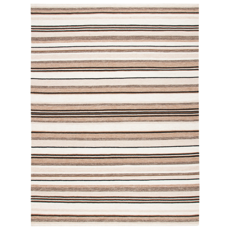 SAFAVIEH Striped Kilim STK601A Natural / Ivory Rug Image 1