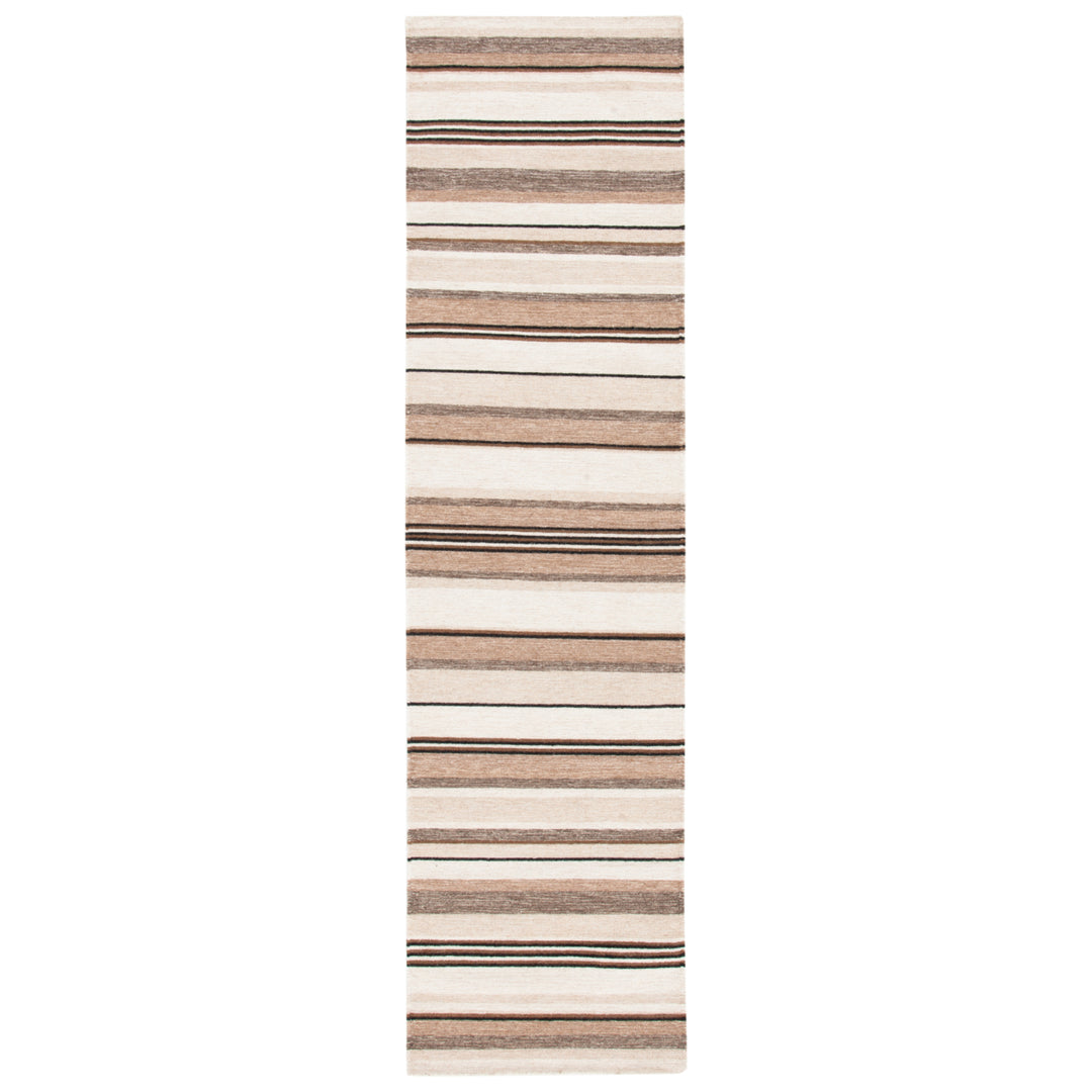 SAFAVIEH Striped Kilim STK601A Natural / Ivory Rug Image 3