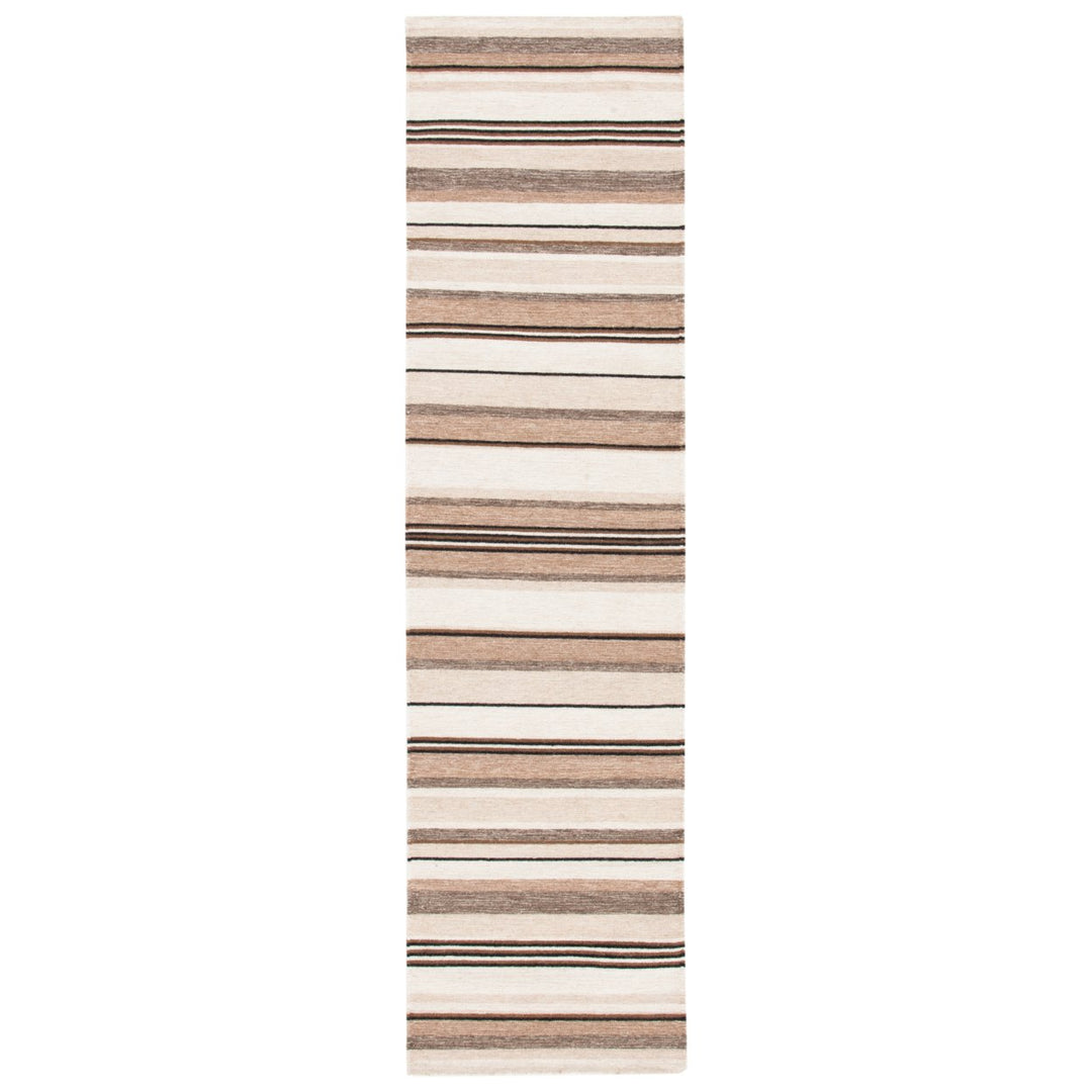 SAFAVIEH Striped Kilim STK601A Natural / Ivory Rug Image 1