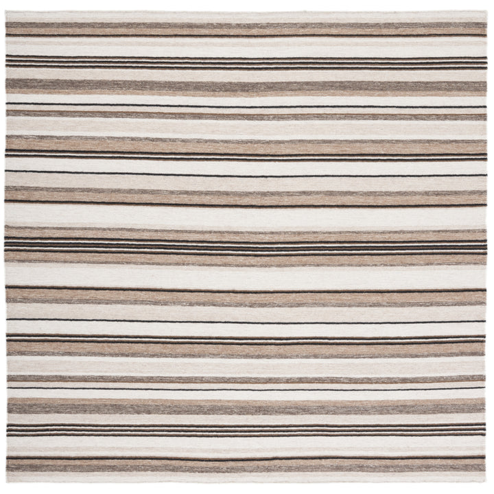 SAFAVIEH Striped Kilim STK601A Natural / Ivory Rug Image 4