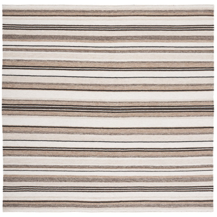 SAFAVIEH Striped Kilim STK601A Natural / Ivory Rug Image 1