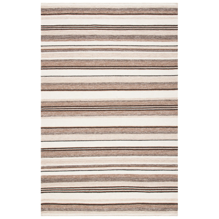 SAFAVIEH Striped Kilim STK601A Natural / Ivory Rug Image 1