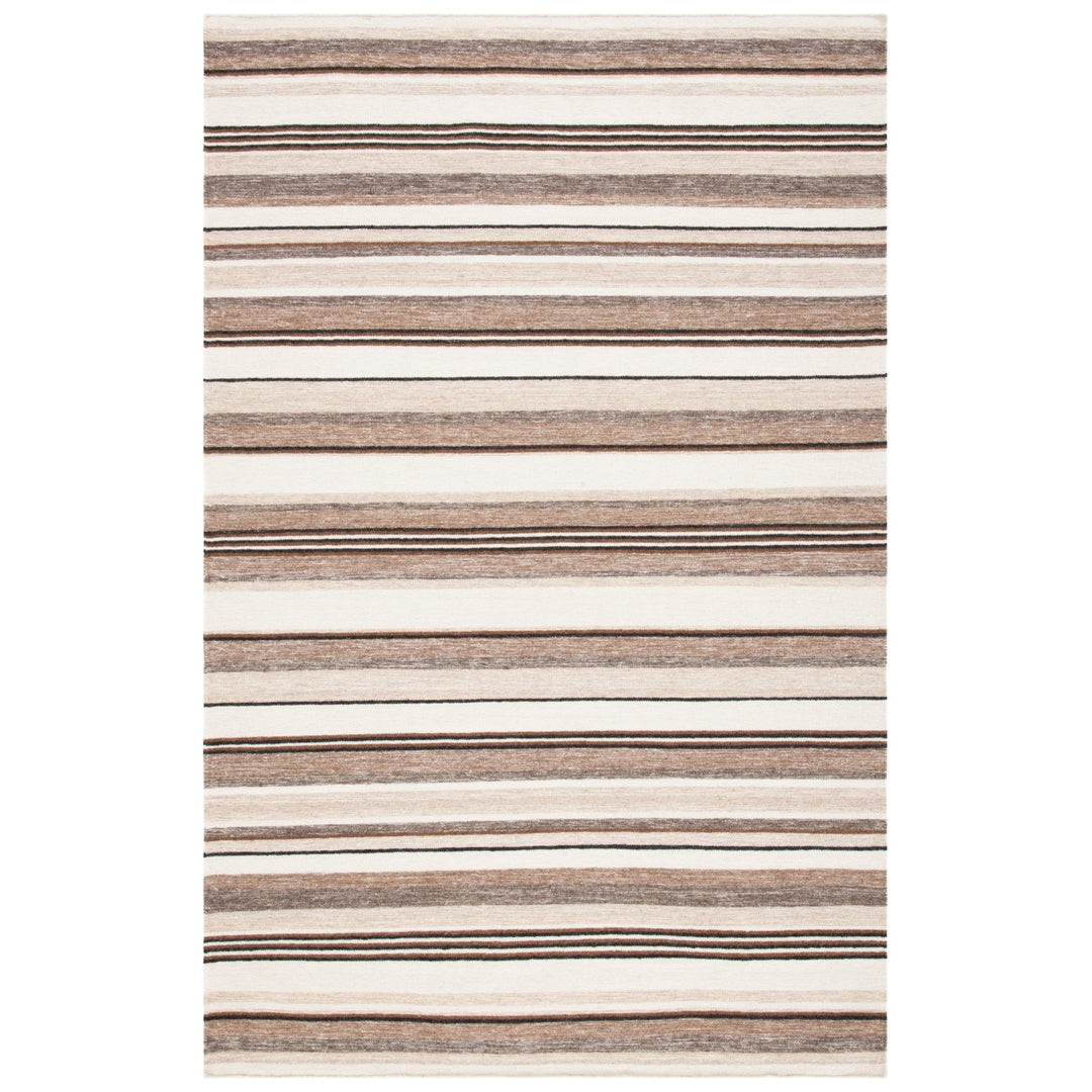 SAFAVIEH Striped Kilim STK601A Natural / Ivory Rug Image 8