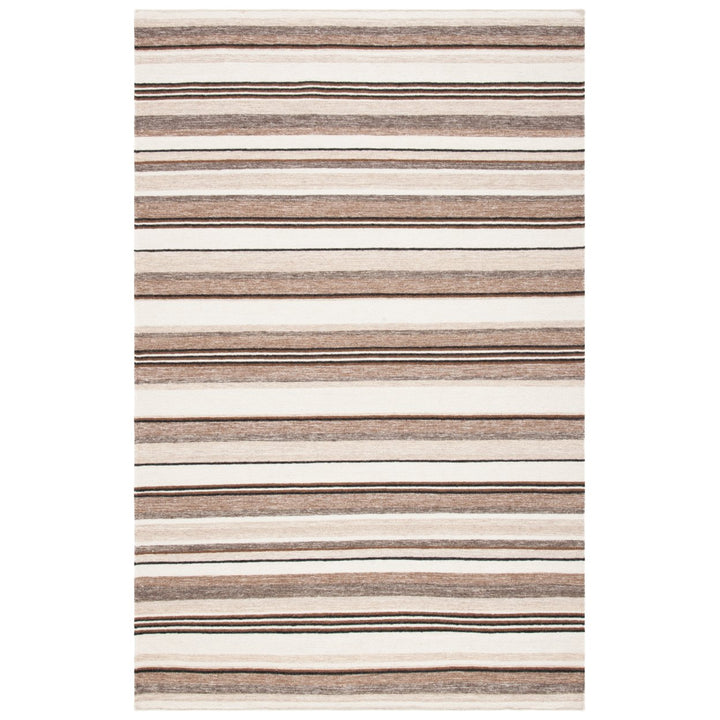 SAFAVIEH Striped Kilim STK601A Natural / Ivory Rug Image 8