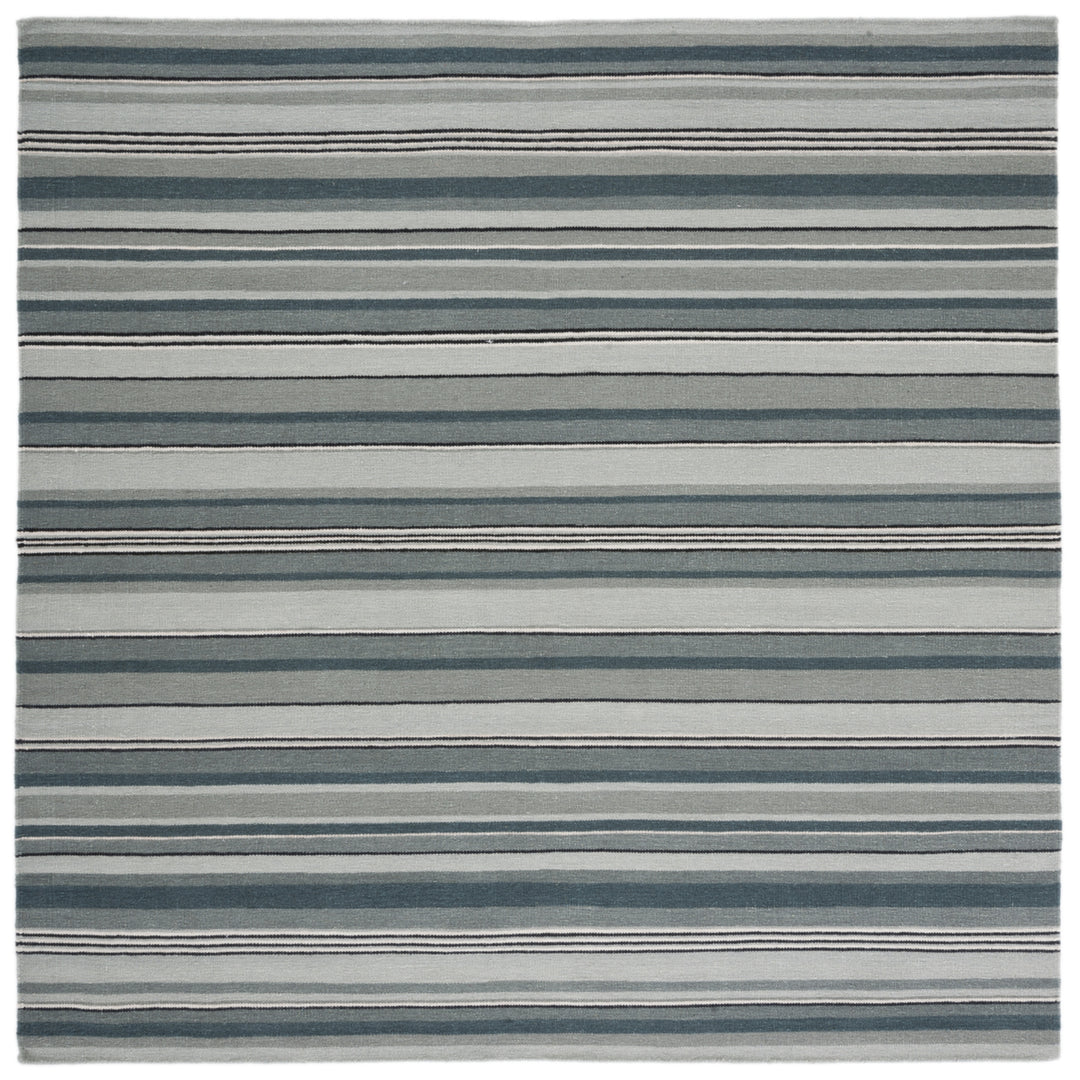SAFAVIEH Striped Kilim STK601F Handmade Grey Rug Image 4