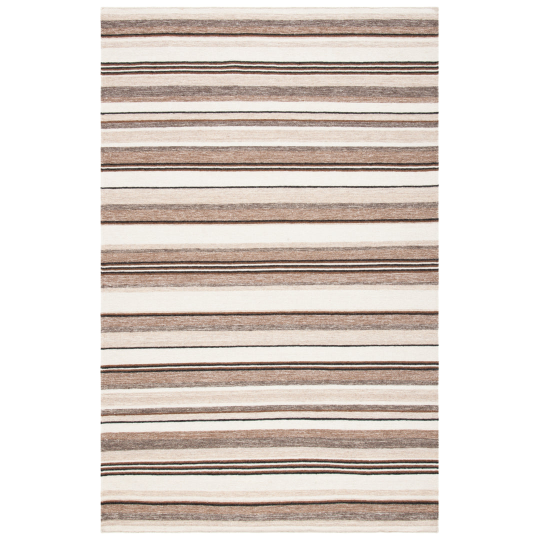 SAFAVIEH Striped Kilim STK601A Natural / Ivory Rug Image 9