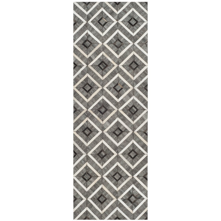 SAFAVIEH Studio Leather STL220A Ivory / Grey Rug Image 1