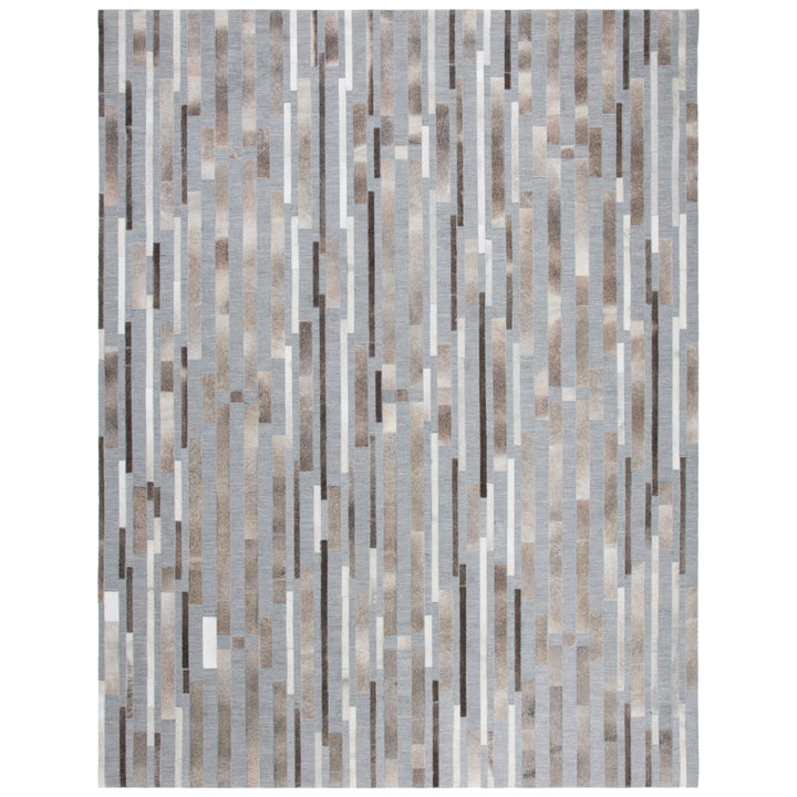 SAFAVIEH Studio Leather STL222A Ivory / Grey Rug Image 1