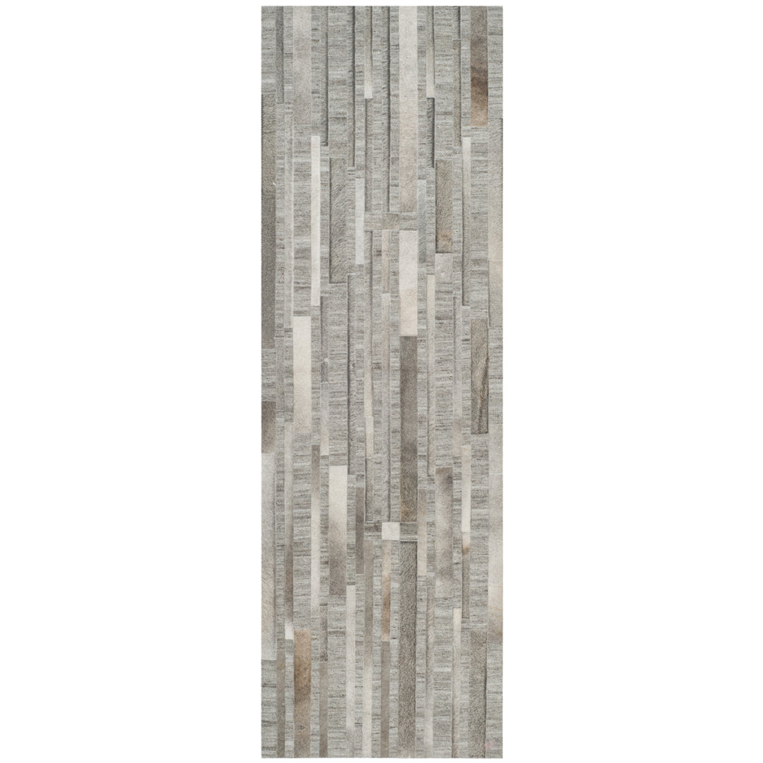 SAFAVIEH Studio Leather STL222A Ivory / Grey Rug Image 3