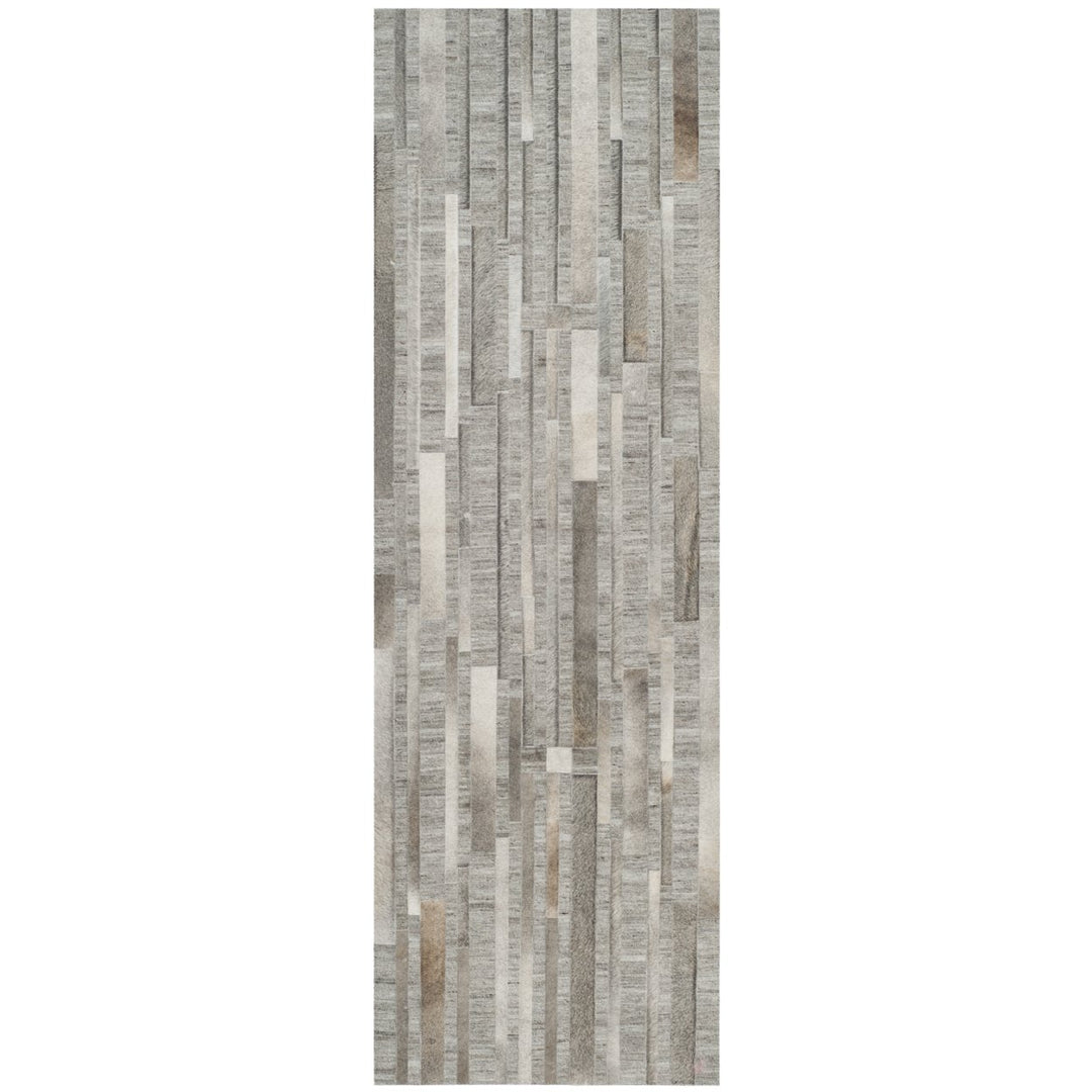 SAFAVIEH Studio Leather STL222A Ivory / Grey Rug Image 1