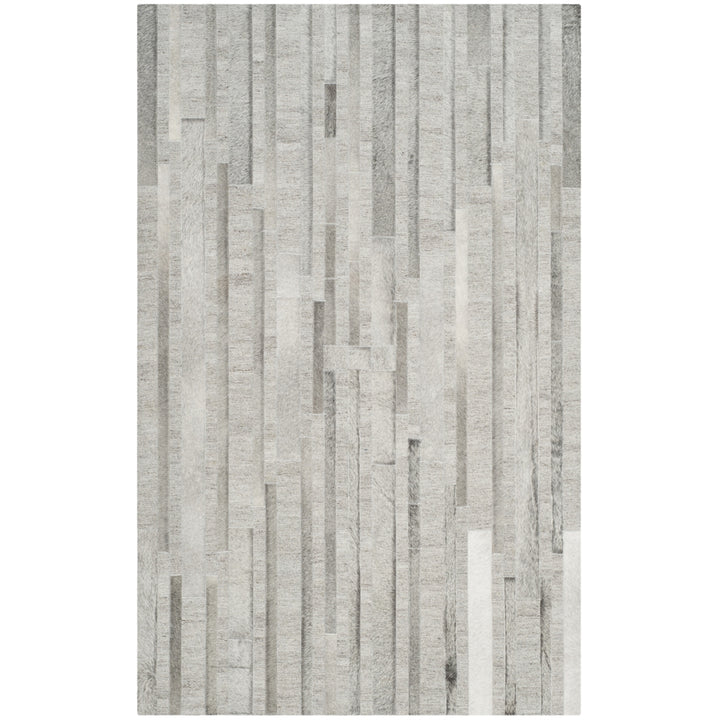 SAFAVIEH Studio Leather STL222A Ivory / Grey Rug Image 7