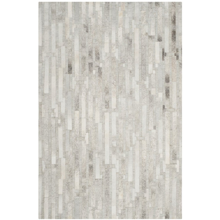 SAFAVIEH Studio Leather STL222A Ivory / Grey Rug Image 8