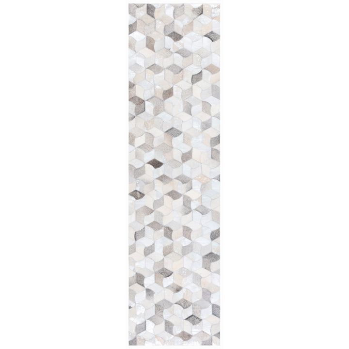 SAFAVIEH Studio Leather STL229F Ivory / Grey Rug Image 3