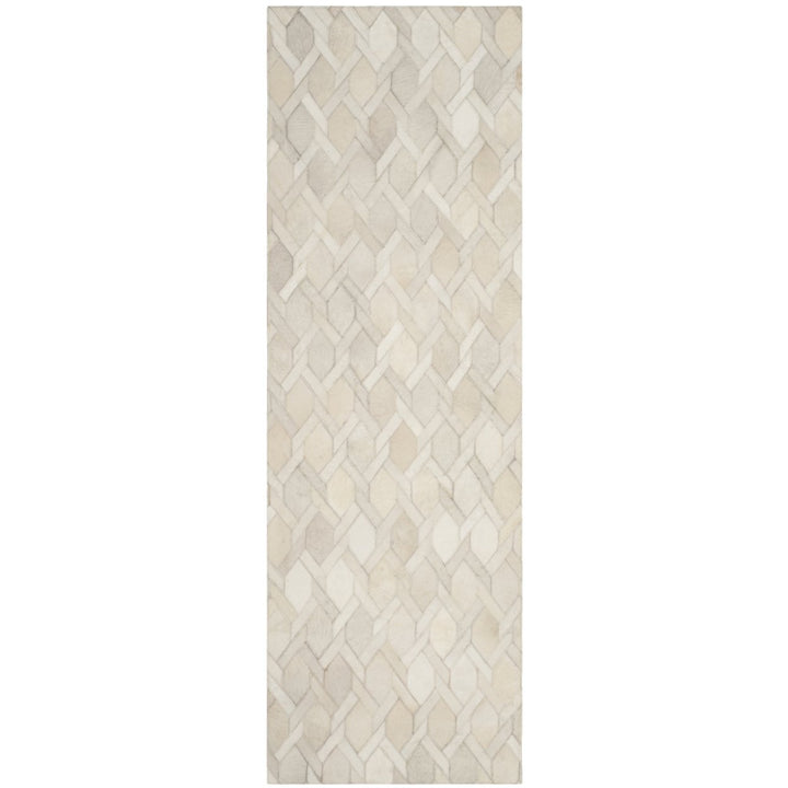 SAFAVIEH Studio Leather STL663A Handwoven Ivory Rug Image 1