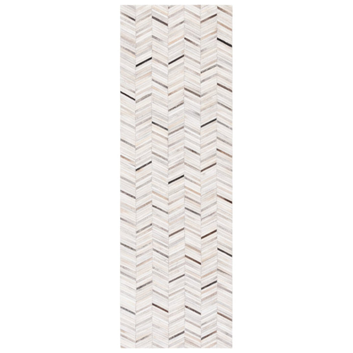 SAFAVIEH Studio Leather STL802A Ivory / Grey Rug Image 3