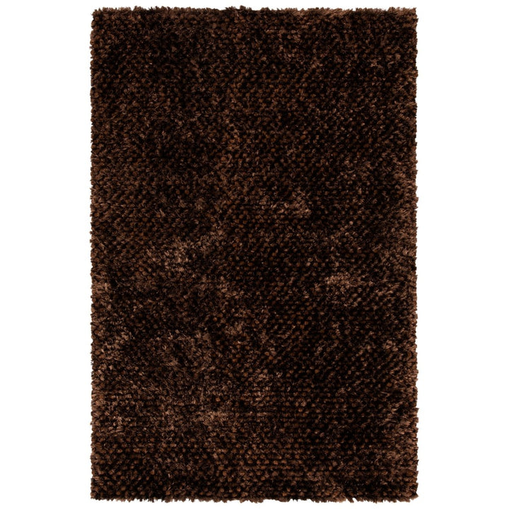 SAFAVIEH Saint Tropez Shag STS641C Handwoven Choc Rug Image 4