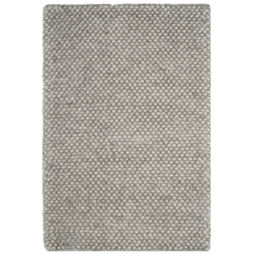 SAFAVIEH Saint Tropez Shag STS641S Handwoven Silver Rug Image 7