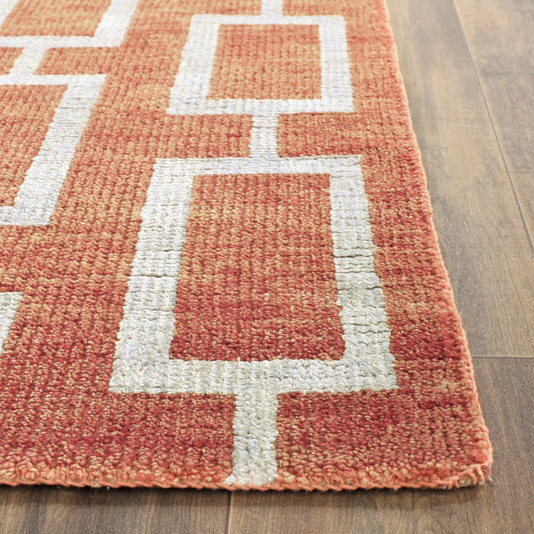 SAFAVIEH Stone Wash STW203A Hand-knotted Rust Rug Image 3