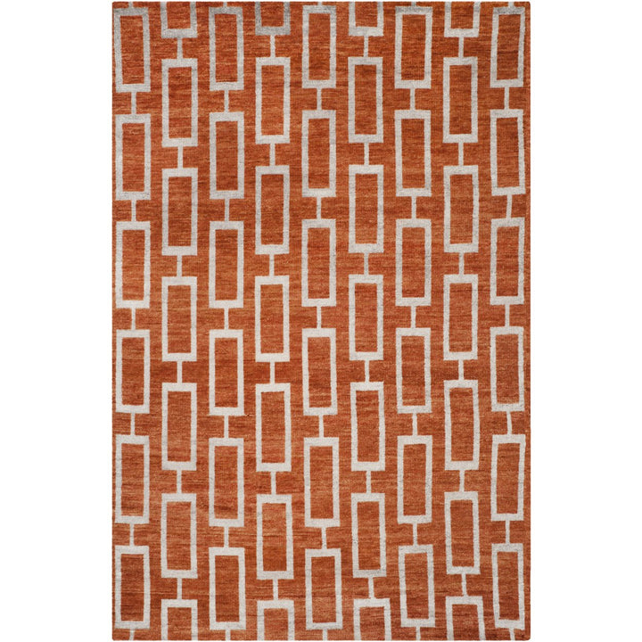 SAFAVIEH Stone Wash STW203A Hand-knotted Rust Rug Image 4