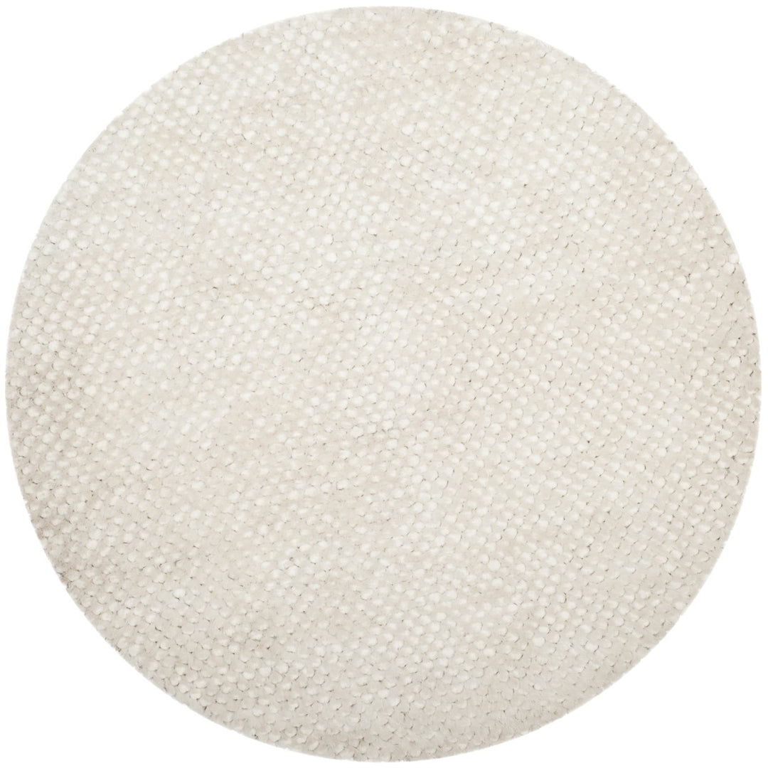 SAFAVIEH Saint Tropez Shag STS641W Handwoven White Rug Image 4