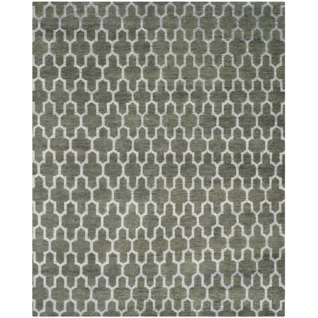SAFAVIEH Stone Wash STW204A Hand-knotted Charcoal Rug Image 1