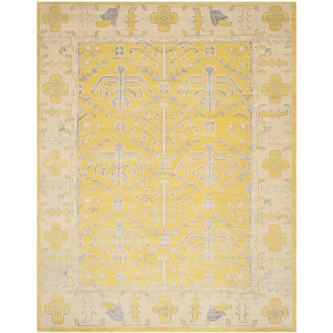 SAFAVIEH Stone Wash STW213A Hand-knotted Yellow Rug Image 5