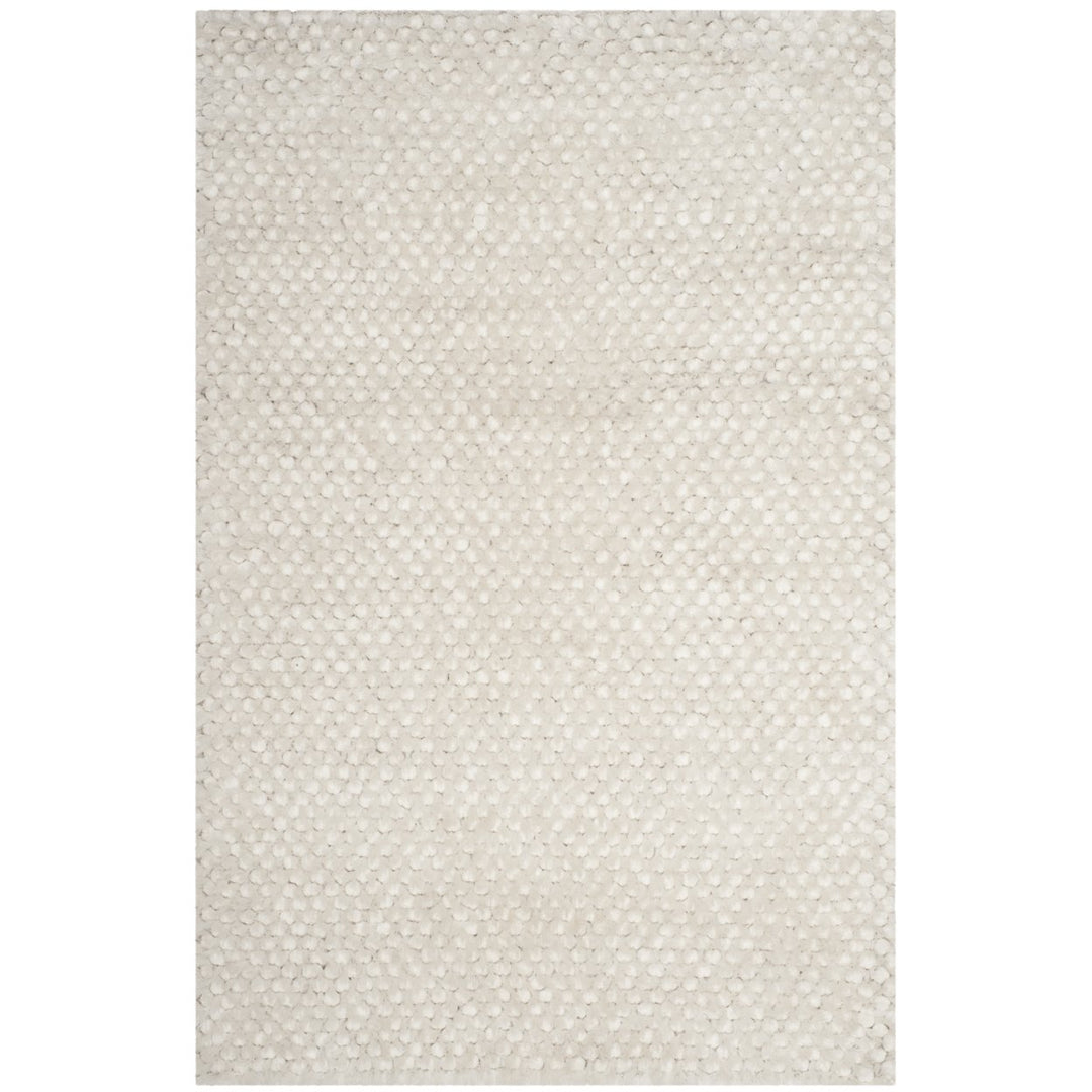 SAFAVIEH Saint Tropez Shag STS641W Handwoven White Rug Image 1