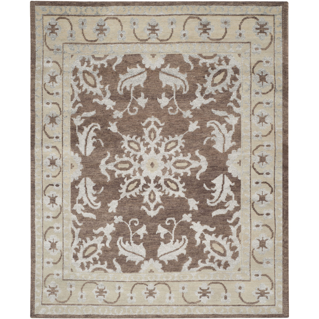 SAFAVIEH Stone Wash STW216A Hand-knotted Charcoal Rug Image 1