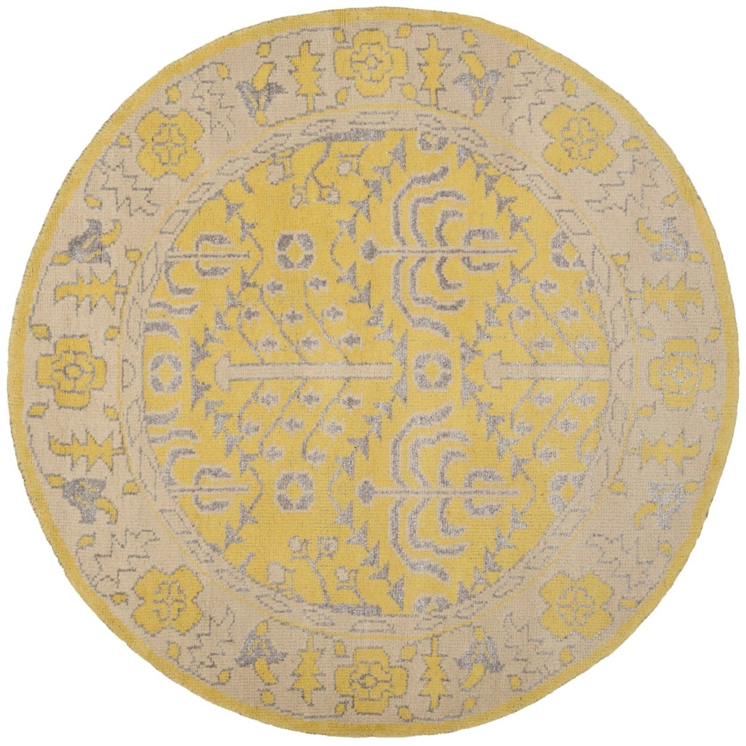 SAFAVIEH Stone Wash STW213A Hand-knotted Yellow Rug Image 6