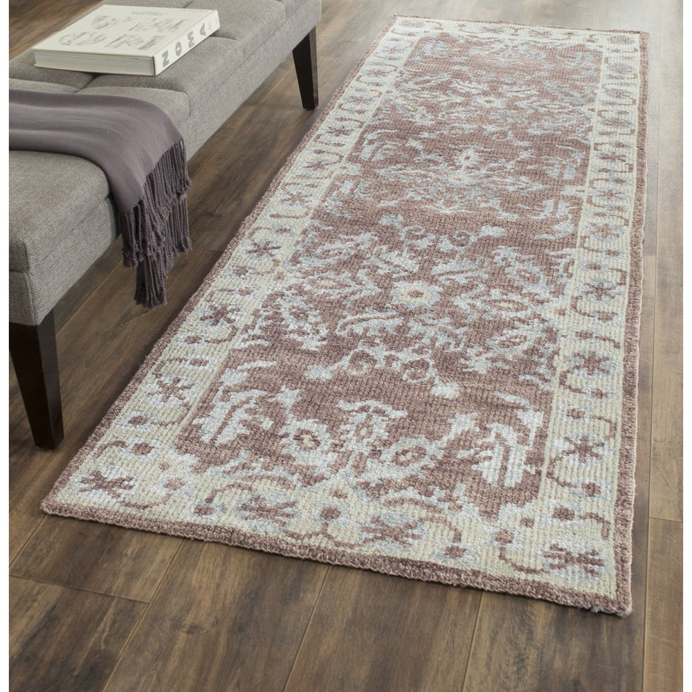 SAFAVIEH Stone Wash STW216A Hand-knotted Charcoal Rug Image 2