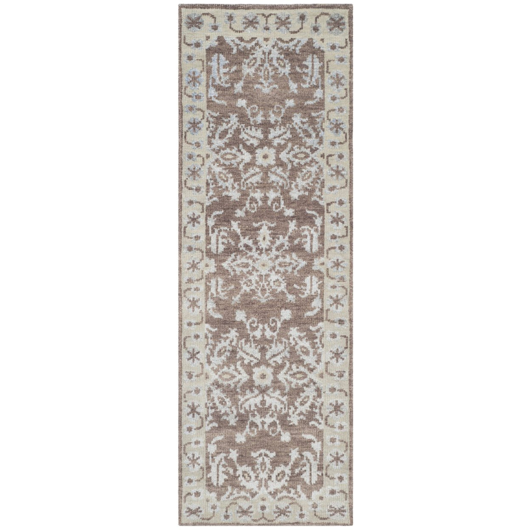 SAFAVIEH Stone Wash STW216A Hand-knotted Charcoal Rug Image 1