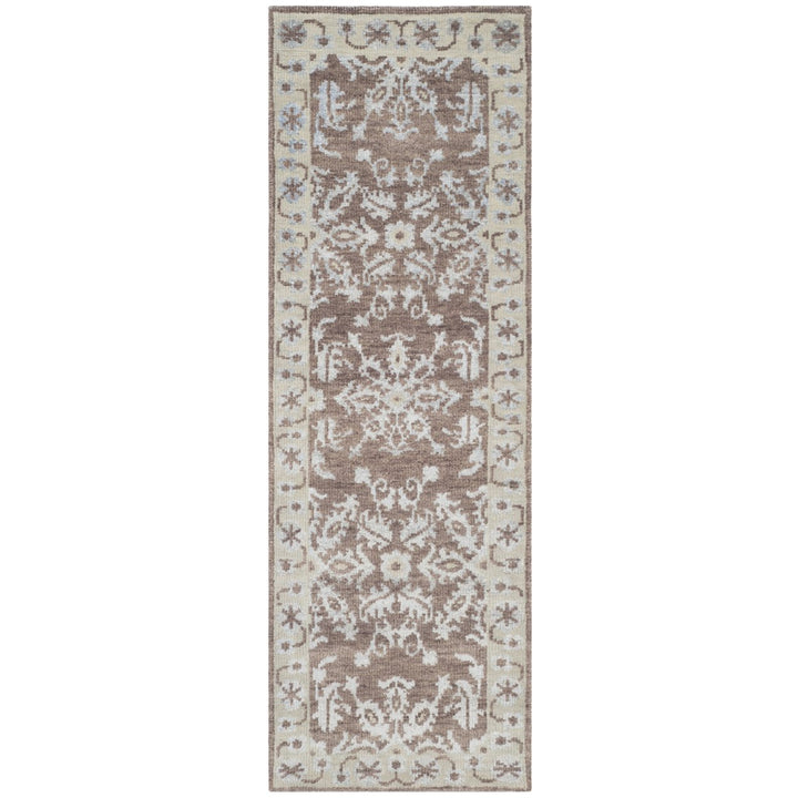 SAFAVIEH Stone Wash STW216A Hand-knotted Charcoal Rug Image 1