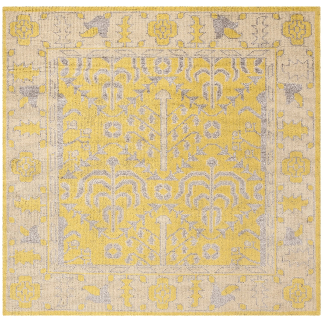 SAFAVIEH Stone Wash STW213A Hand-knotted Yellow Rug Image 7