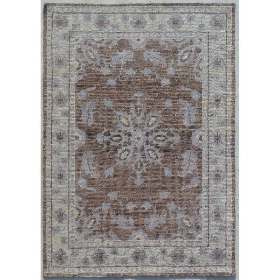 SAFAVIEH Stone Wash STW216A Hand-knotted Charcoal Rug Image 1