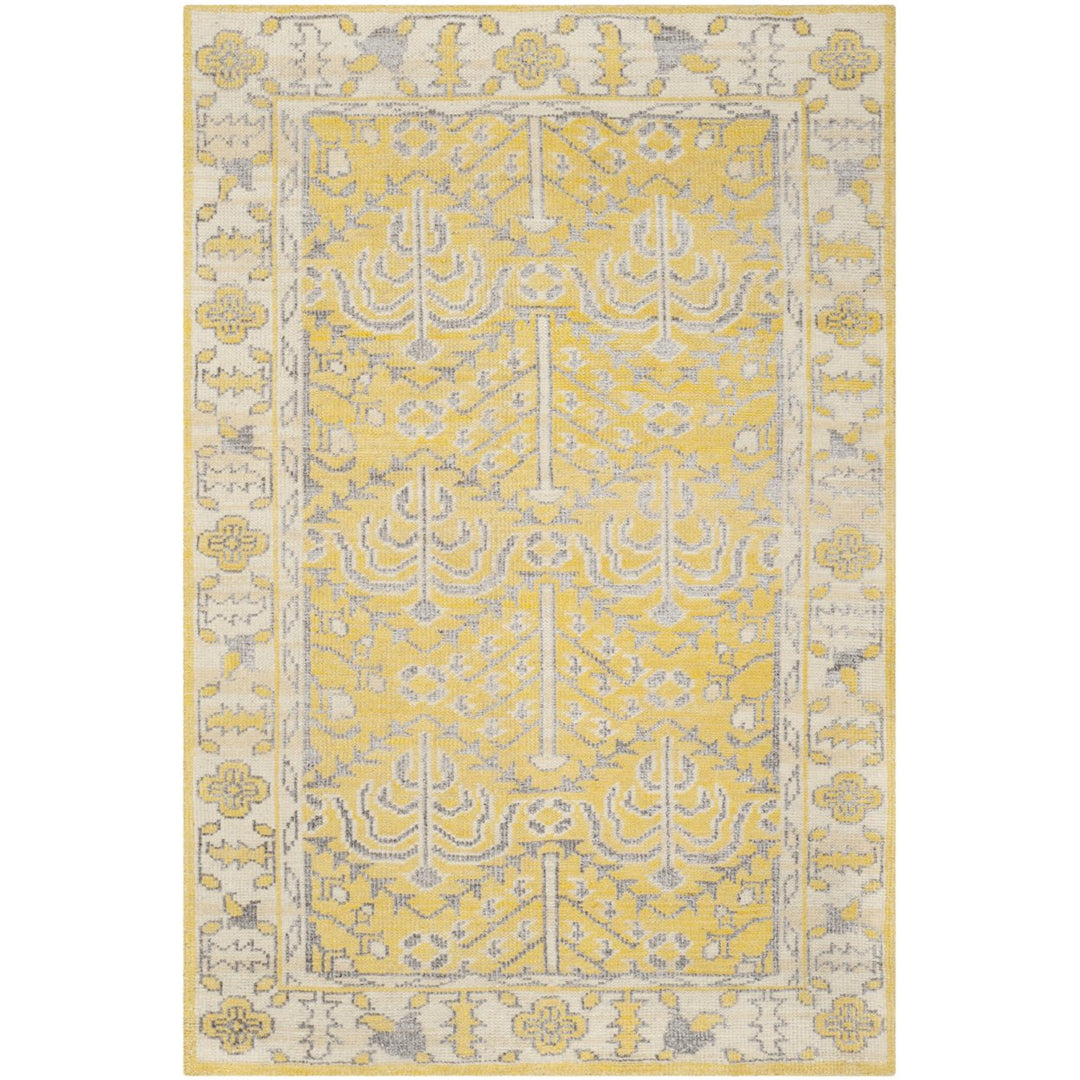 SAFAVIEH Stone Wash STW213A Hand-knotted Yellow Rug Image 4