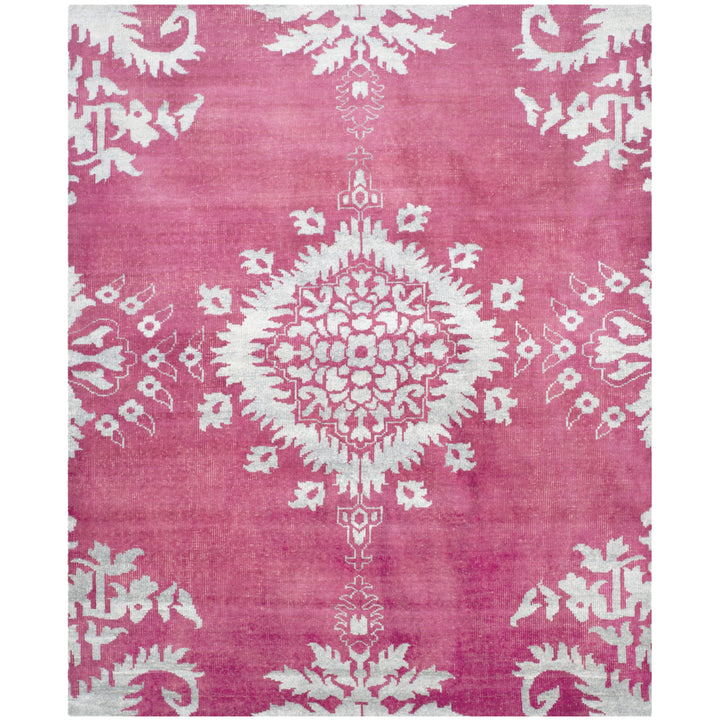 SAFAVIEH Stone Wash STW235C Hand-knotted Fuchsia Rug Image 5