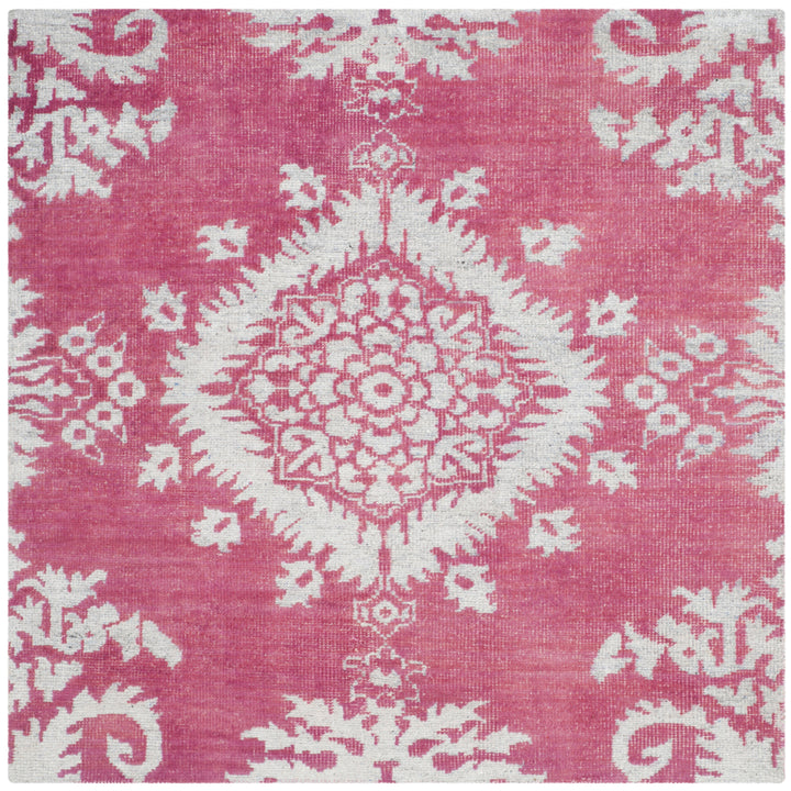 SAFAVIEH Stone Wash STW235C Hand-knotted Fuchsia Rug Image 7