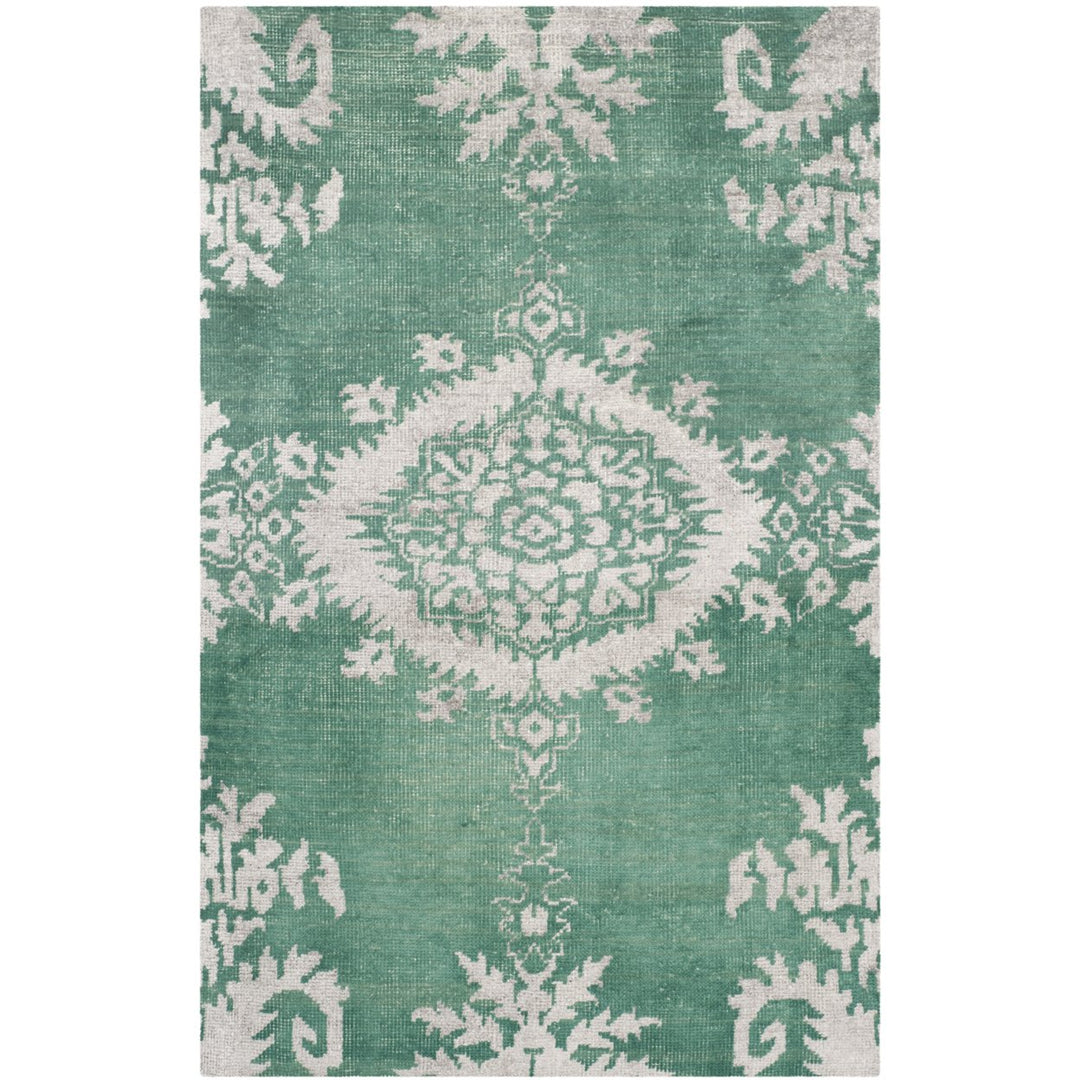 SAFAVIEH Stone Wash STW235D Hand-knotted Emerald Rug Image 6