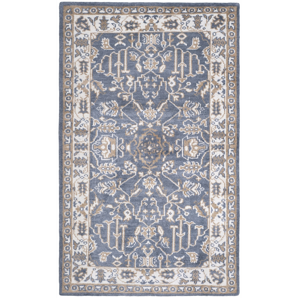 SAFAVIEH Stone Wash STW240A Hand-knotted Blue /Ivory Rug Image 2