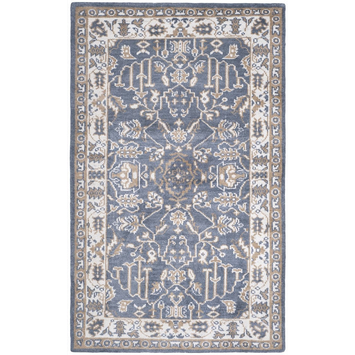 SAFAVIEH Stone Wash STW240A Hand-knotted Blue /Ivory Rug Image 1