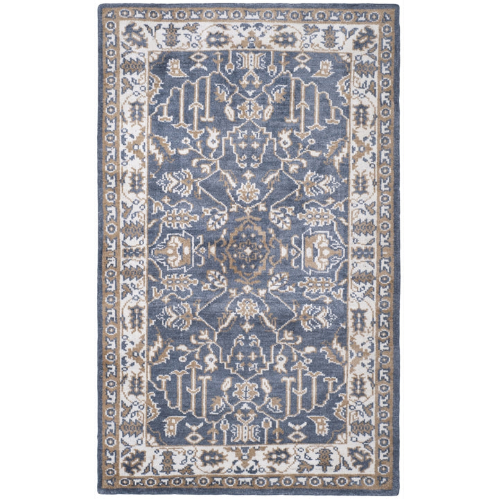 SAFAVIEH Stone Wash STW240A Hand-knotted Blue /Ivory Rug Image 4